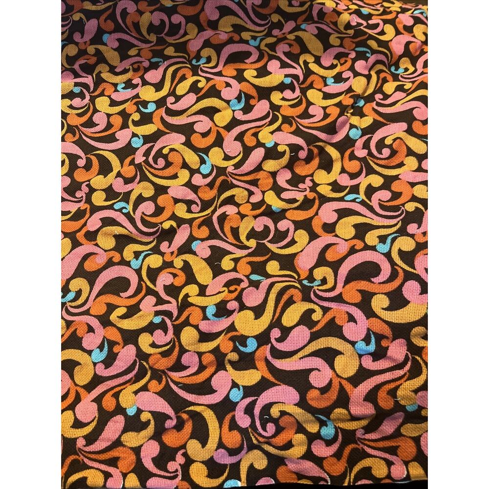 Vintage Psychedelic Fabric 88x42"
